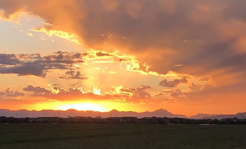 Beautiful sunshine in Mesa, Arizona